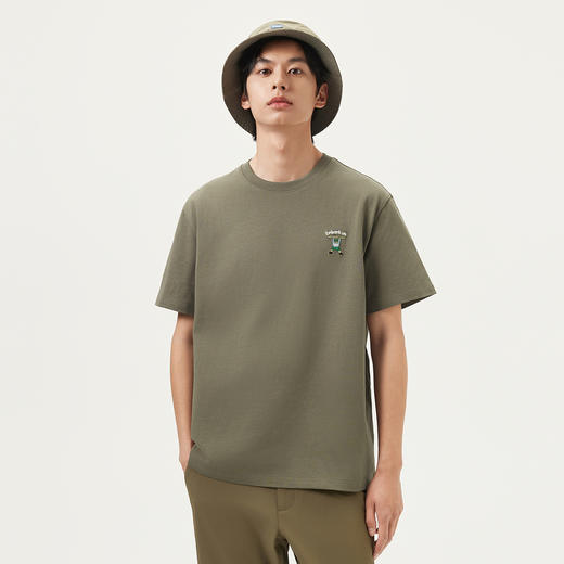 gxg.jeans男装 多色趣味印花时尚简约圆领短袖T恤男生  25夏热卖 商品图4