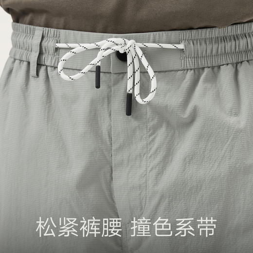 gxg.jeans男装 浅灰色户外大口袋工装宽松直筒短裤男 25年夏热卖 商品图4