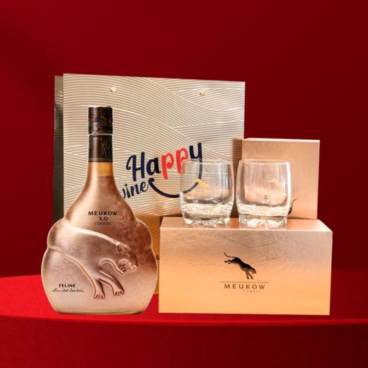 建发非凡-墨高X0干邑40%vol 500ml礼袋 内含：墨高1瓶+精美洋酒杯1对+金色礼袋1只 商品图0