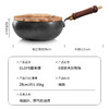 【欧乐菲 OLOFE】章铁匠古法多功能圆肚小锤打铁锅 纯铁0涂层大肚铁锅 商品缩略图5