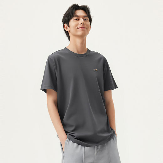 gxg.jeans男装  多色字母绣花基础休闲圆领短袖T恤男 25年夏热卖 商品图3