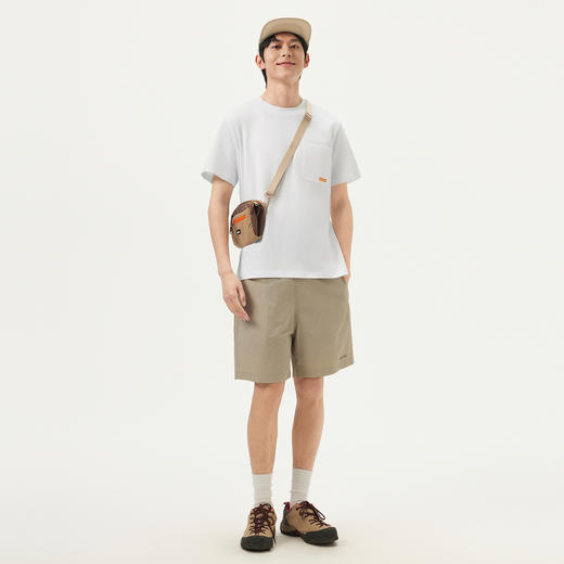 gxg.jeans男装 白色口袋设计后背趣味印花宽松短袖T恤男 25夏热卖 商品图3