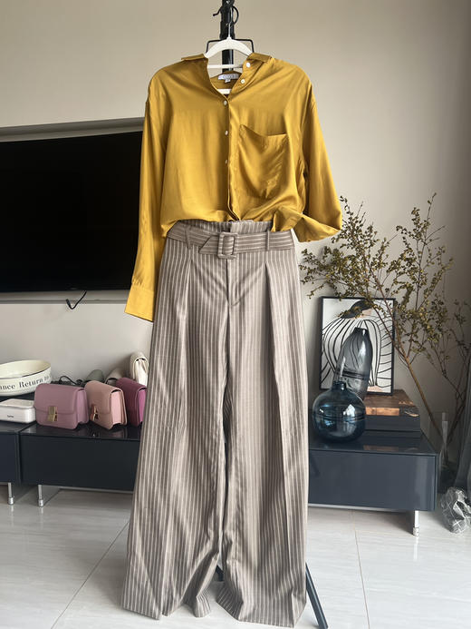 南法鎏金 芥末黄衬衫 出口英国品质 限量 商品图9