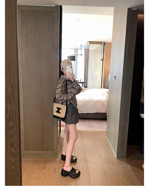 增高9cm巨显瘦显腿长‼️火爆全网了🔥【足弓美腿拖鞋】上脚又酷又辣的❗❗✅这很难不爱呀❤ 商品图1