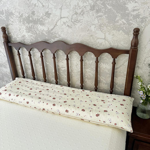 自然醒A类全棉三防双人长枕头助睡眠情侣长款一体长条枕防水油污枕芯护颈椎双层纱长枕套 XK 商品图11