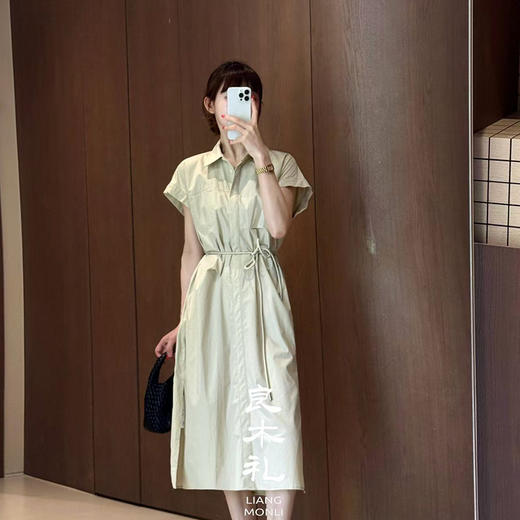 【预售7天】良木礼莱赛尔连衣裙（腰带） 商品图1