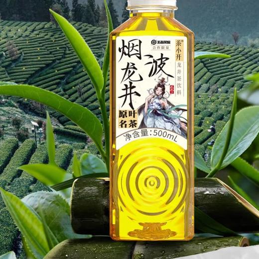 茶小开烟波龙井茶饮料整箱 500ml*15瓶 商品图0