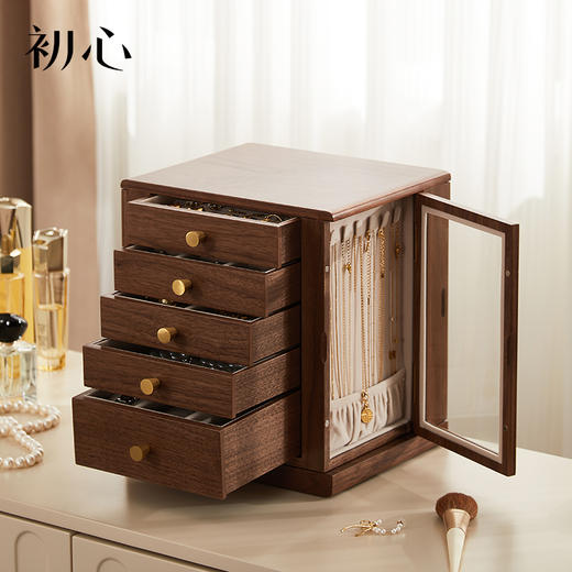 初心| 多功能旋转首饰盒大容量 商品图0