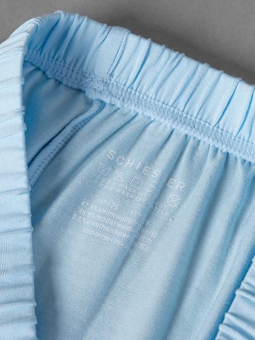 【抽象几何棉莫】SCHIESSER德国舒雅儿童睡衣春夏新款棉莫男童七分裤家居服3B/24313H 商品图4