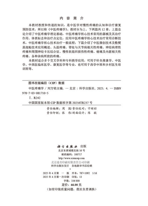 中医疼痛学 商品图2