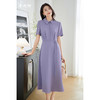 剩S/M/L 醋酸连衣裙 米思阳2025夏季新款优雅知性设计感显瘦衬衫式裙子1898 商品缩略图8