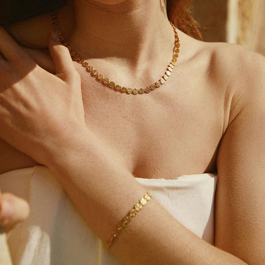 在途4周到｜Agapee-Caius-金色 项链［法国设计师］ 商品图4
