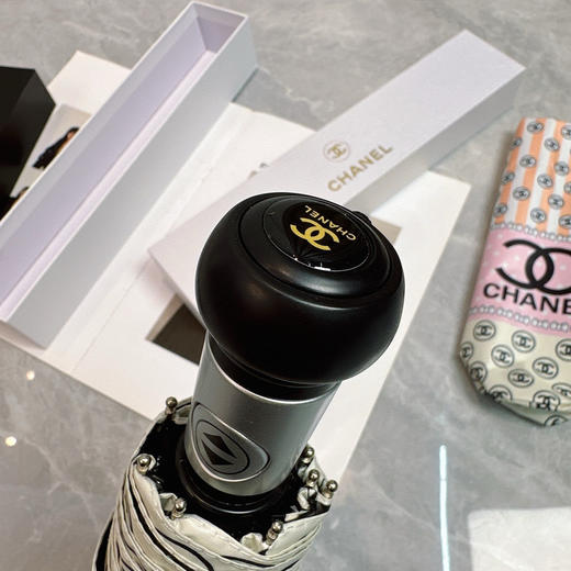 夏季特惠💰230 香奈儿 夏季新款 全自动折叠晴雨伞 商品图2