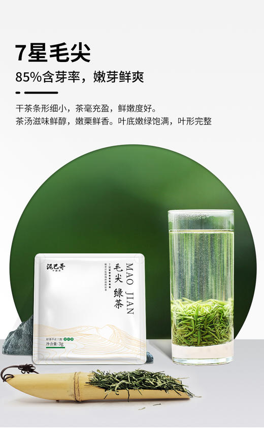 2026新茶混合装独立小泡茶碧螺春毛尖恩施玉露金骏眉各2袋共36g 商品图6