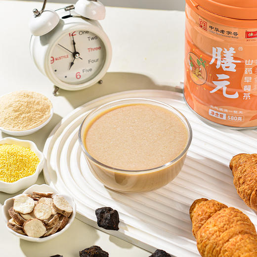 怀山堂 膳元早餐茶580g温县垆土铁棍怀山药熟粉中华老字号非遗山药粉元气满满一整天 商品图3
