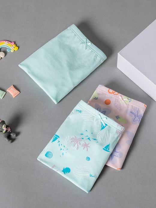 SCHIESSER德国舒雅儿童女童夏日海洋系列莫代尔面料平角小裤单条装 3F/24326T 商品图3