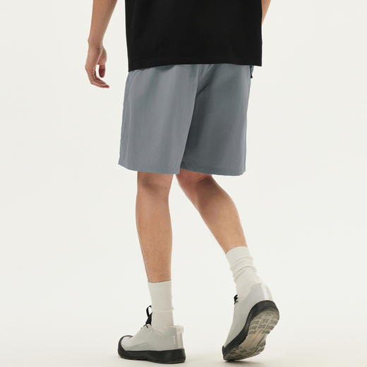 gxg.jeans男装 灰色个性绣花户外风直筒宽松休闲短裤薄款25夏热卖 商品图3