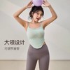 【限时秒】YOGACODE【火树银花系列】罗纹大码瑜伽吊带加大胸垫假两件性感美背显瘦上衣DWC215434 商品缩略图1