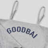 GOODBAI logo印花拼布绑带微弹吊带背心 商品缩略图3