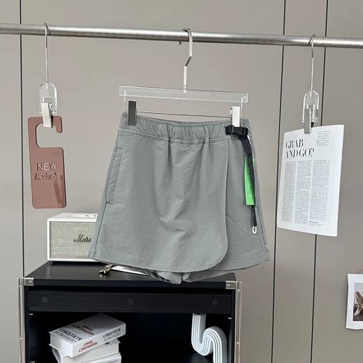 F288素然同款2025夏季松紧高腰卡扣调节防走光A字裙裤休闲运动裤裙 商品图3