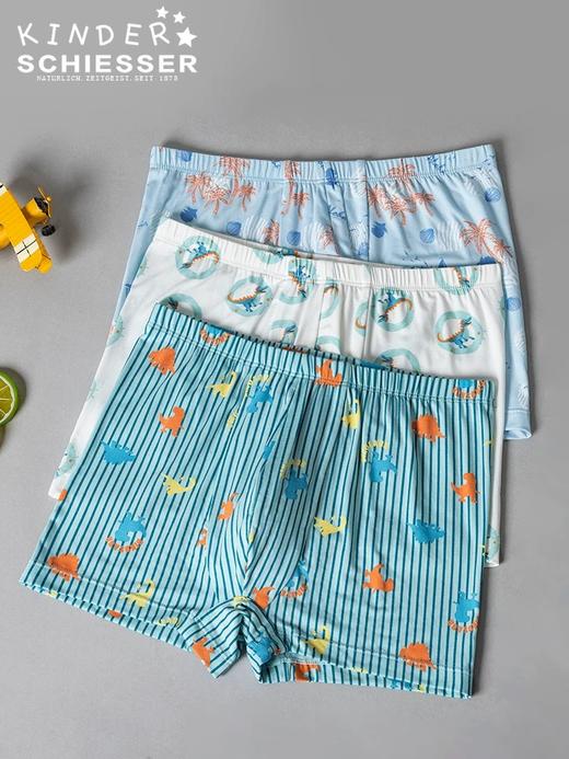 【萌动恐龙莫代尔】SCHIESSER德国舒雅儿童莫代尔柔软亲肤萌动恐龙系列平角裤单条装3B/24356T 商品图1