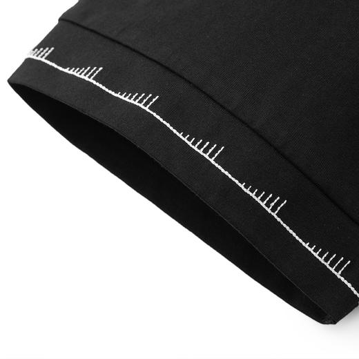 gxg.jeans男装  撞色明线设计简约时尚宽松圆领短袖T恤25年夏热卖 商品图4