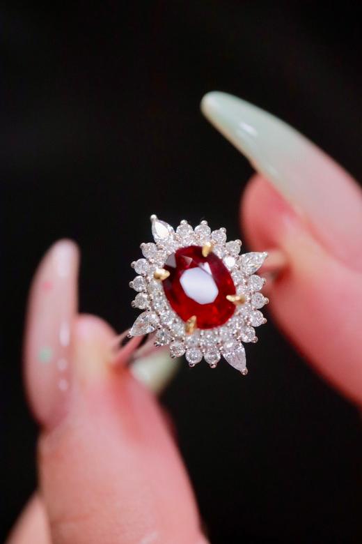 1.03ct刻面红宝石戒指 商品图2