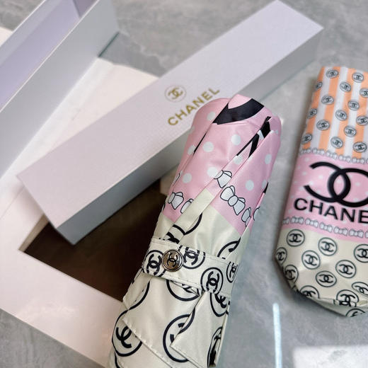 夏季特惠💰230 香奈儿 夏季新款 全自动折叠晴雨伞 商品图7