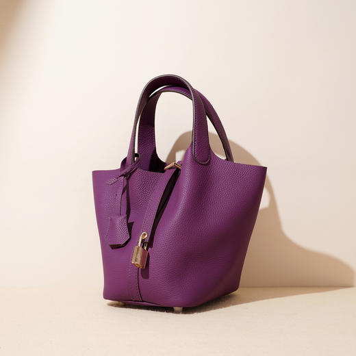 【预售3天】菜篮子包女小众设计高级质感大容量手提包水桶包CLZ-18 商品图5