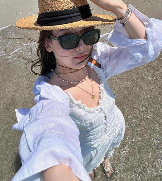 澳洲小众 𝐏𝐫𝐢𝐧𝐜𝐞𝐬𝐬 𝐏𝐨𝐥𝐥𝐲蕾丝吊带上衣050504 商品图11