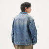 gxg.jeans男装 蓝色复古水洗宽松休闲翻领牛仔夹克外套男25春热卖 商品缩略图2