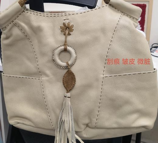 757450349516 Carla Mancini 浅褐色精致明线时尚手提包  规格：40*35*11cm 商品图3