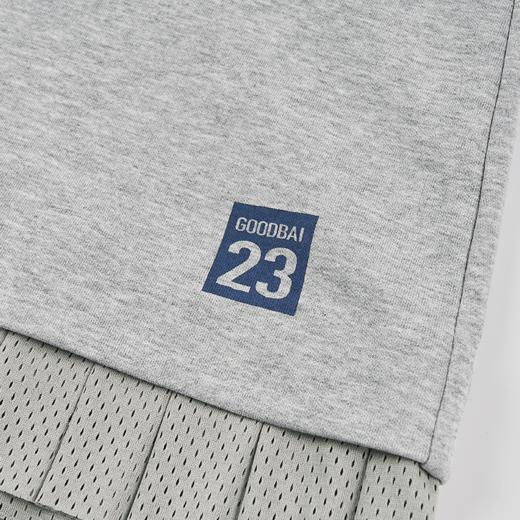 GOODBAI 23编号logo印花网面花边抽绳低腰短裙 商品图4