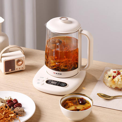 【多样屋专柜】尚朋堂养生壶家用办公室多功能烧水保温煮茶器云峰白1.8L 商品图3