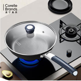 康宁零涂层锻打煎炒锅 28cm