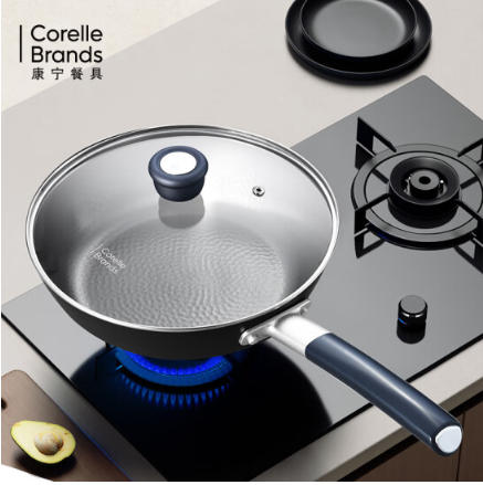 康宁零涂层锻打煎炒锅 28cm 商品图0