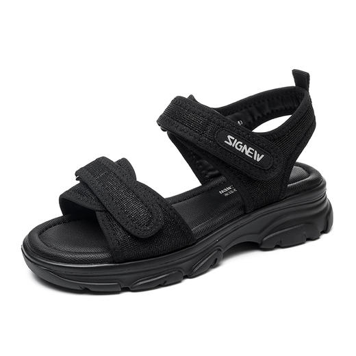 信诺妈妈凉鞋2025新款夏季中老年时尚外穿休闲沙滩鞋厚底舒适女鞋5L506-8 商品图3