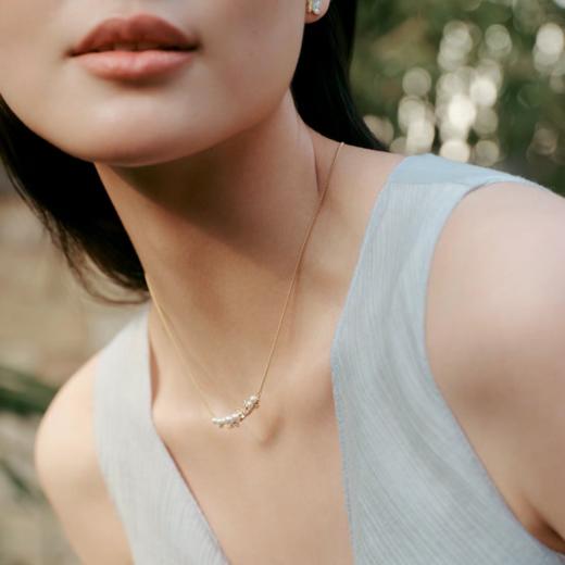 2楼「新品」Fellala/翡拉拉「化蝶」项链施家珍珠蝴蝶颈饰气质时尚款货号925419206吊牌价969现价872 商品图1