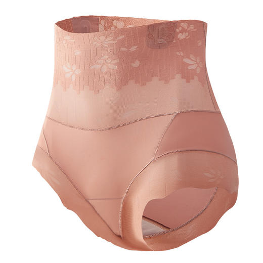 雀说3条装轻收腹性感高腰塑身裤轻薄无痕高腰贴身裸感蕾丝高弹力女士安全裤AL 商品图4