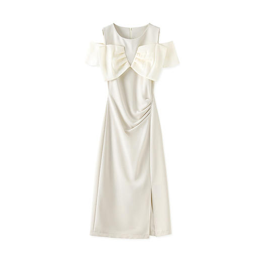 「高货wl」全新升级【铂金会员358/天猫479/差价121】(14117)洛诗琳法式名媛气质连衣裙2025夏季设计感收腰显瘦裙子 商品图4