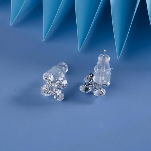 【宏艺珠宝】霜花幻梦·银s925耳饰 商品图2