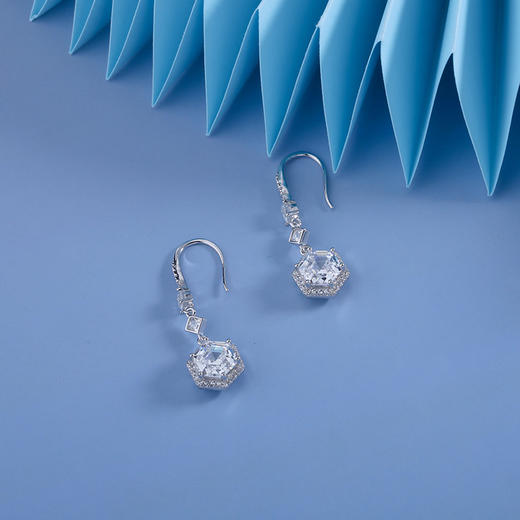 【宏艺珠宝】幻钻灵犀·银s925耳饰 商品图1