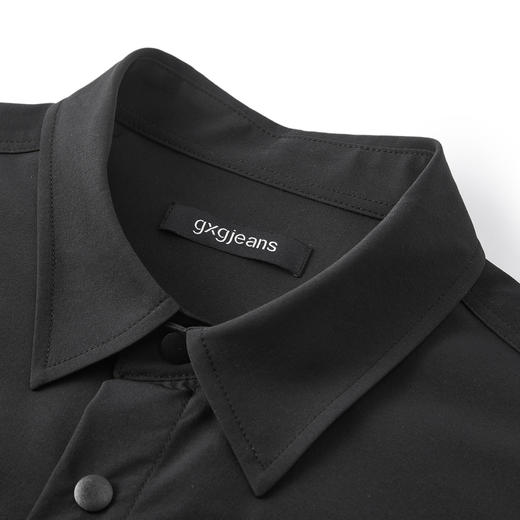 gxg.jeans男装 黑色工装户外简约宽松短袖衬衫男士 25年夏热卖 商品图2