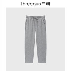 Threegun三枪 毛圈弹力棉男士长裤-T60011B01