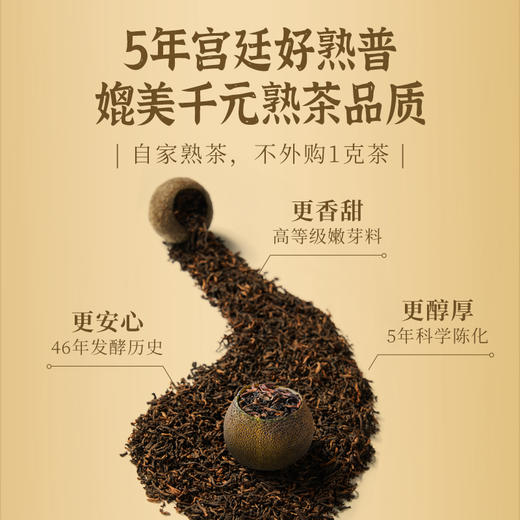 澜沧古茶2022年茶妈妈小青柑陈皮普洱熟茶+2024年茶妈妈柑普茶陈皮普洱熟茶双罐组合500g（250g*2） 商品图1