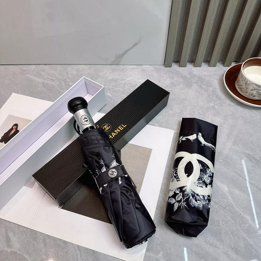 夏季特惠💰230 香奈儿 夏季新款 全自动折叠晴雨伞 商品图8