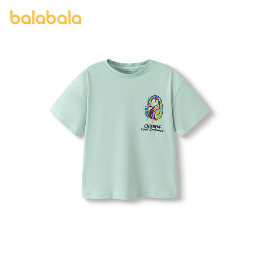 【商场同款】巴拉巴拉儿童短袖t恤2025款夏男童上衣凉感舒适百搭 商品图4