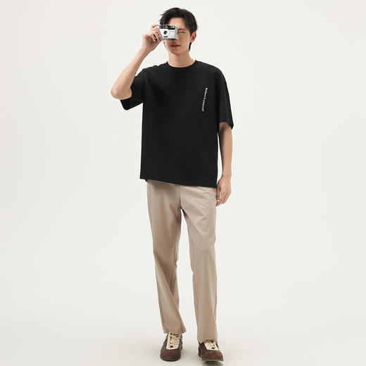 gxg.jeans男装  潮流字母简约宽松休闲圆领短袖T恤男 25年夏热卖 商品图3