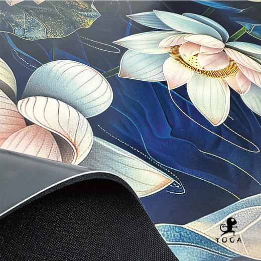 壁虎新款【印花垫-墨韵莲心】天然橡胶印花瑜伽垫【3天发货】 商品图8