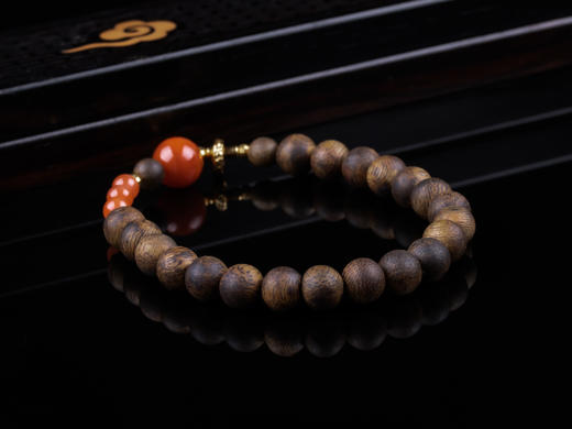XY0334沉香+南红个性穿搭手串 商品图4